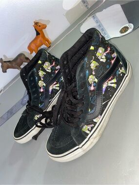 Vans Disney Toy Story Sk8-Hi Pixar Buzz Lightyear High Top Suede 6M  7.5W Unisex